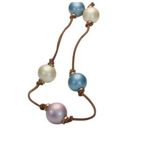 Salvatore Ferragamo Multicolor Beaded Necklace